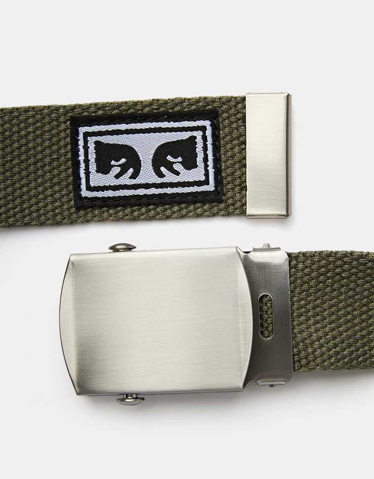 Obey Big Boy Web Belt - Tea Leaf