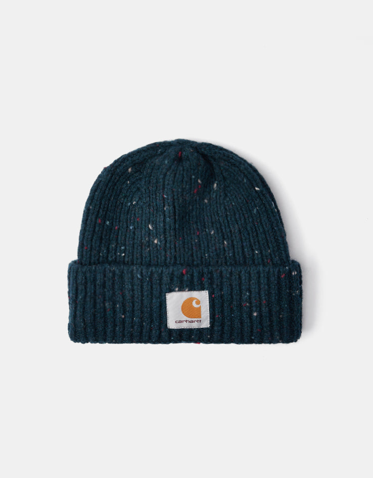 Carhartt WIP Anglistic Beanie - Speckled Deep Lagoon