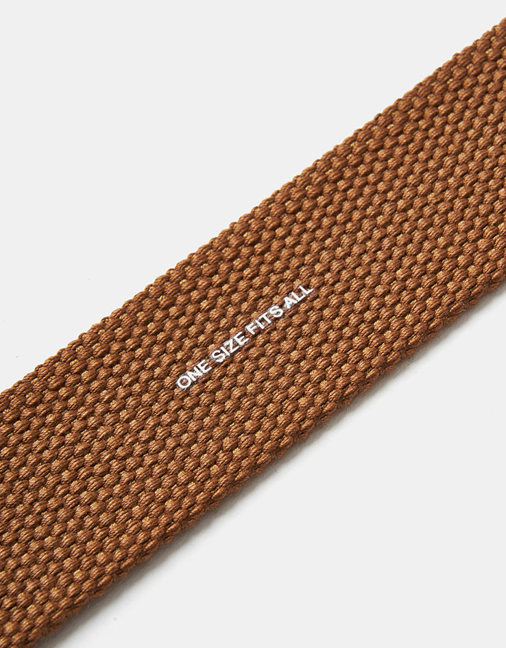 Carhartt WIP Chrome Clip Web Belt - Hamilton Brown
