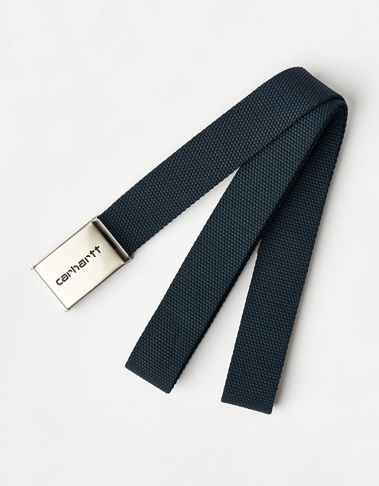 Carhartt WIP Chrome Clip Web Belt - Deep Night