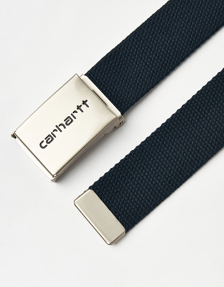 Carhartt WIP Chrome Clip Web Belt - Deep Night