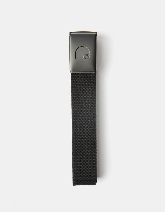 Carhartt WIP C-Logo Tonal Web Belt - Black/White