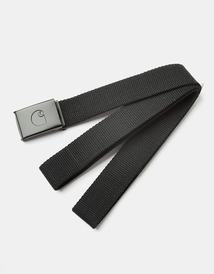 Carhartt WIP C-Logo Tonal Web Belt - Black/White