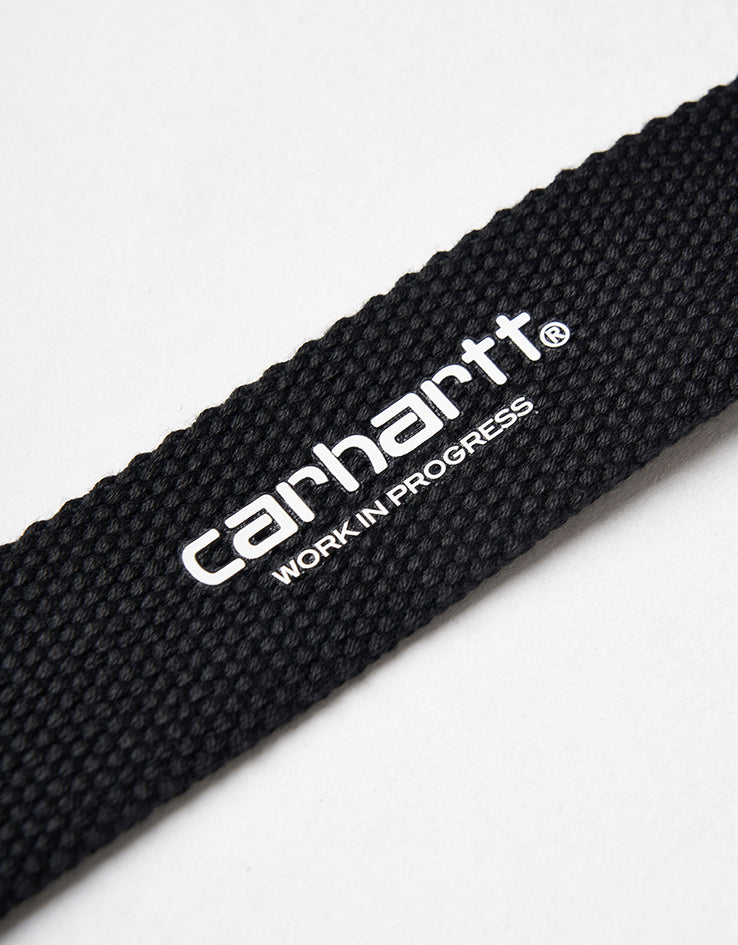Carhartt WIP C-Logo Tonal Web Belt - Black/White