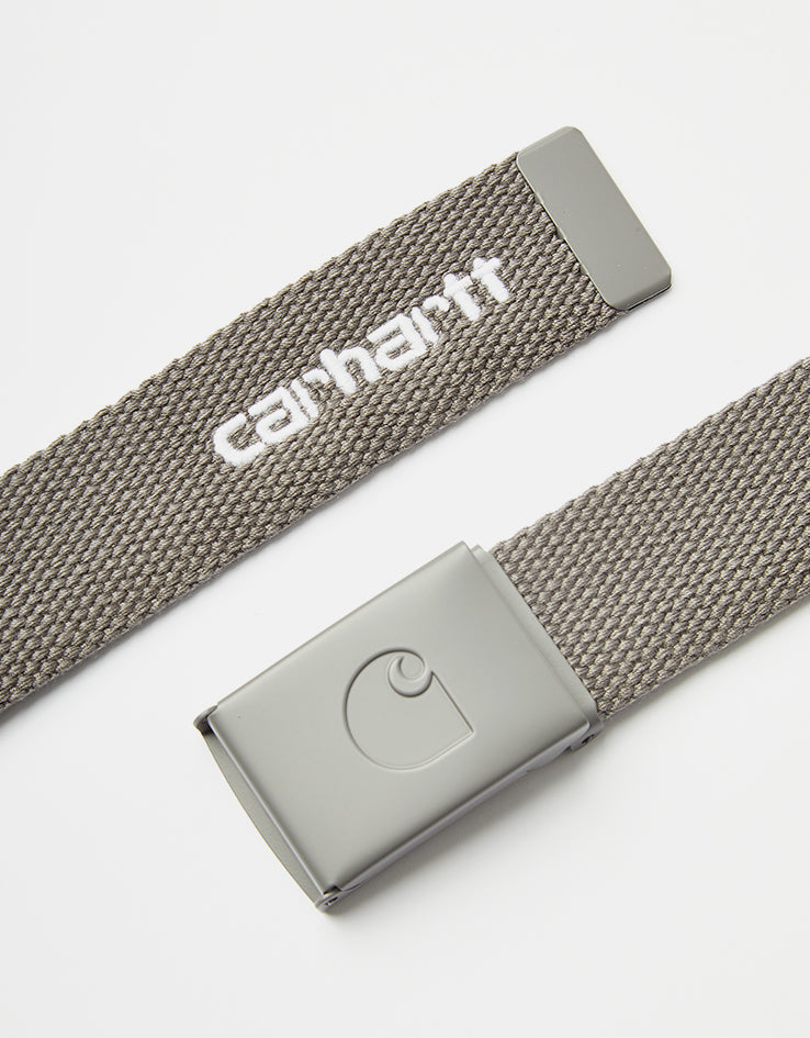 Carhartt WIP C-Logo Tonal Web Belt - Porphyry/White