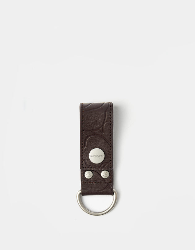 Carhartt WIP Camo Duck Keyholder - Palisander/Silver