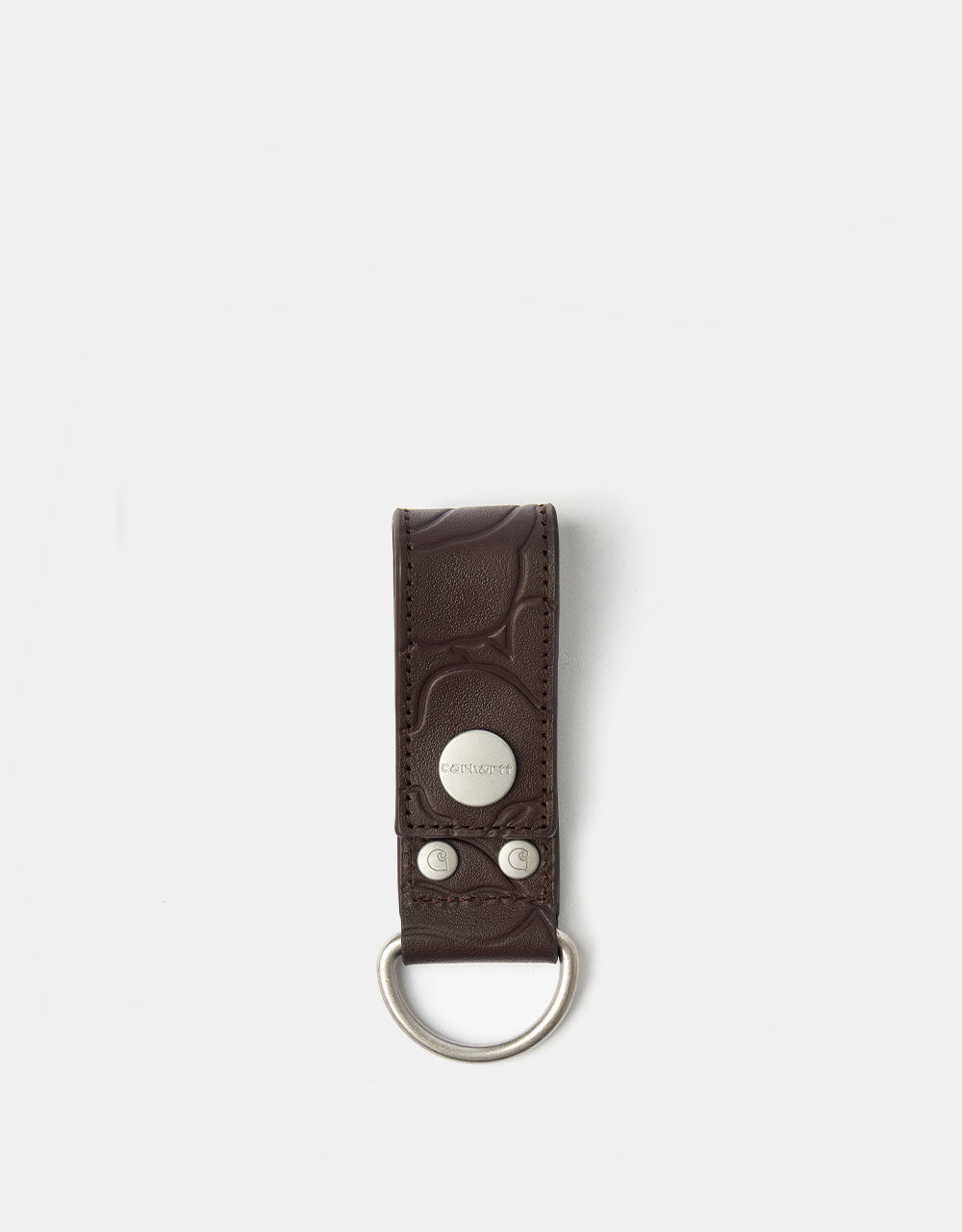 Carhartt WIP Camo Duck Keyholder - Palisander/Silver