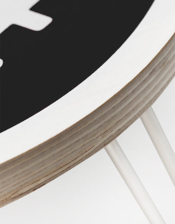 Carhartt WIP Heart Folding Table - Black/White