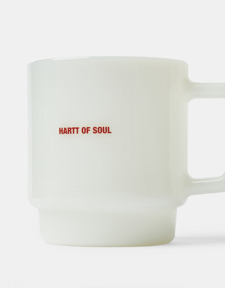 Carhartt WIP Heart Glass Mug - White