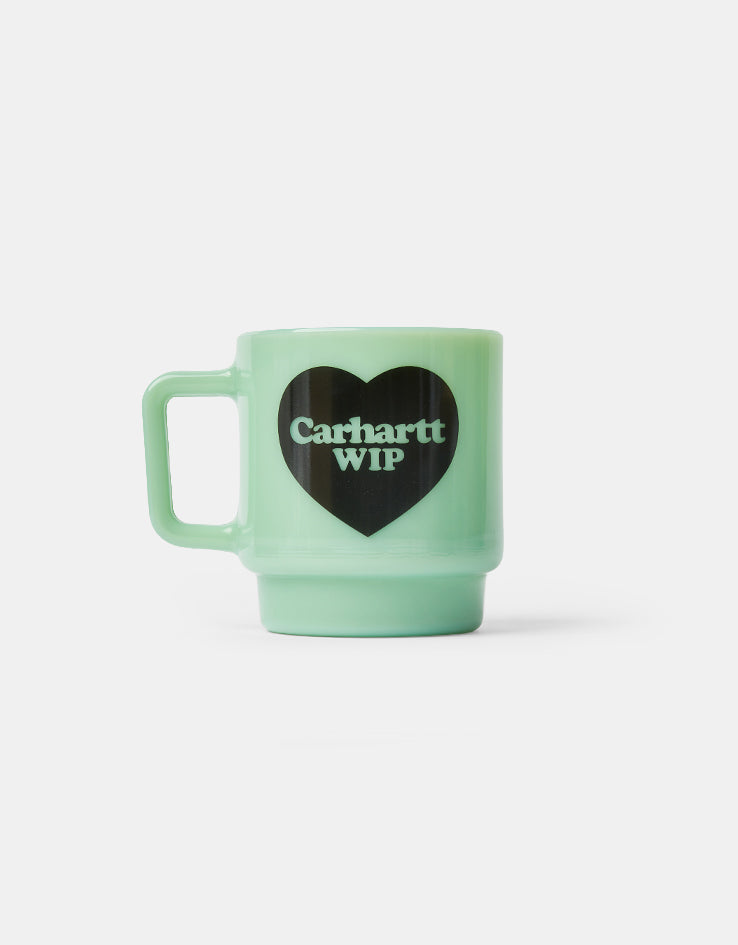 Carhartt WIP Heart Glass Mug - Jade