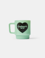 Carhartt WIP Heart Glass Mug - Jade