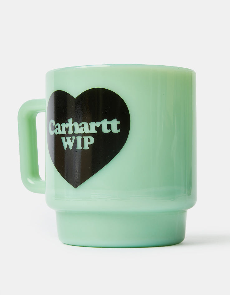 Carhartt WIP Heart Glass Mug - Jade