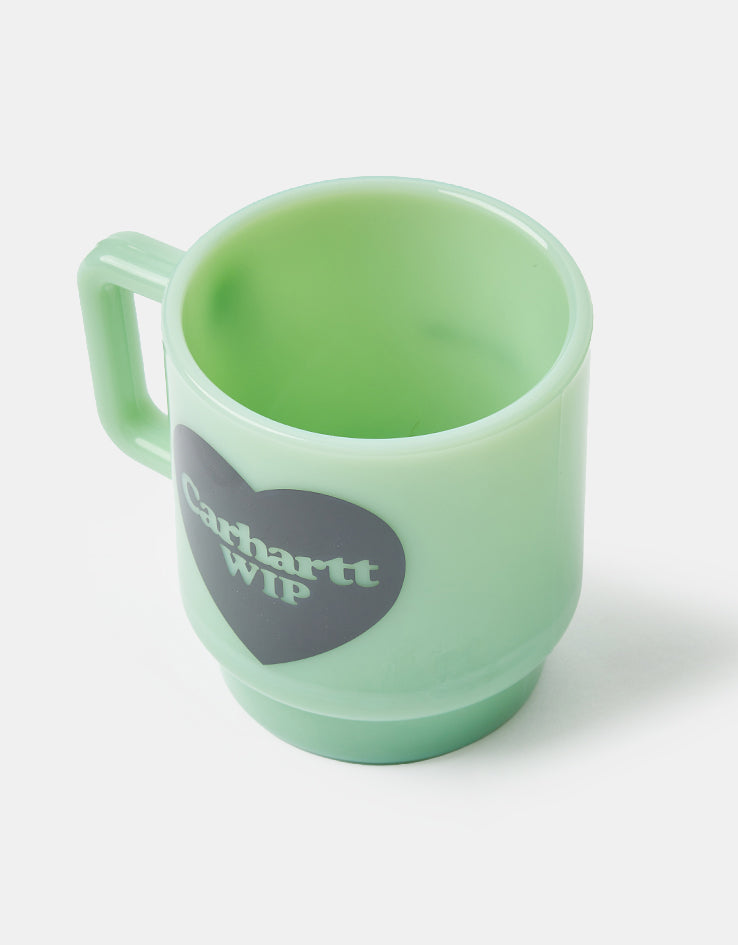 Carhartt WIP Heart Glass Mug - Jade