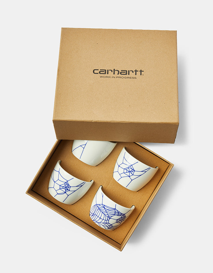 Carhartt WIP Theory and Practice Soba Cup Set - White/Blue