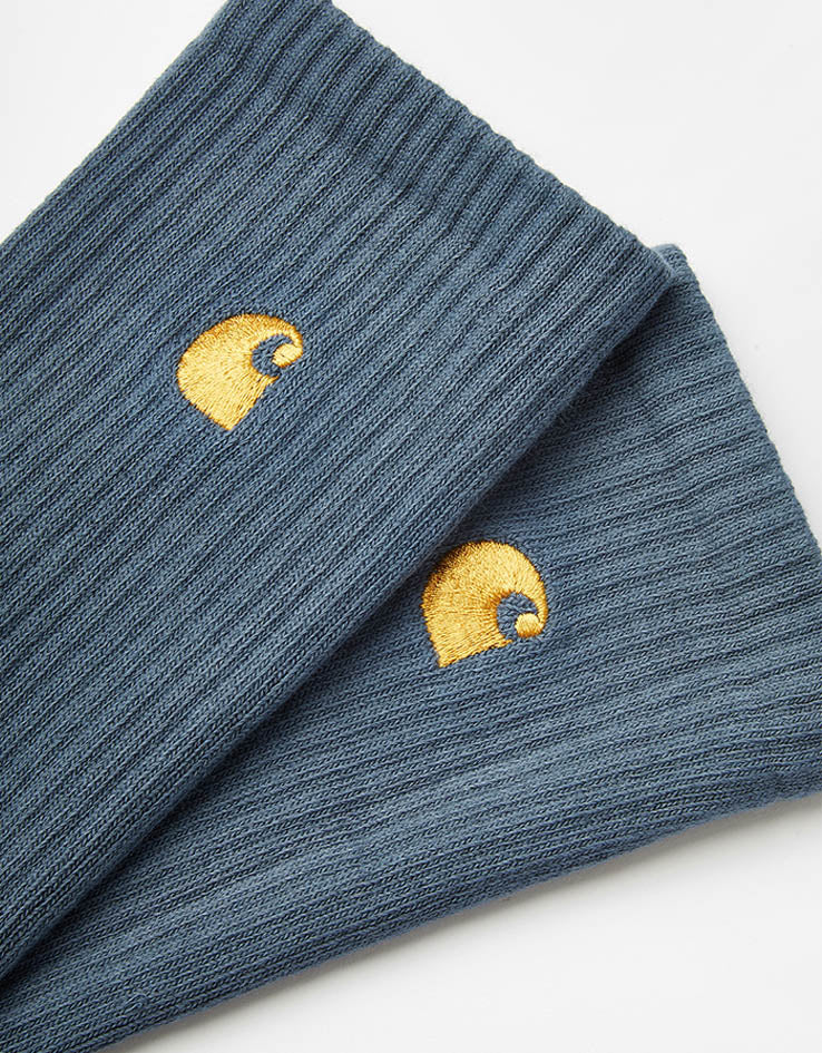Carhartt WIP Chase Socks - Angelite/Gold