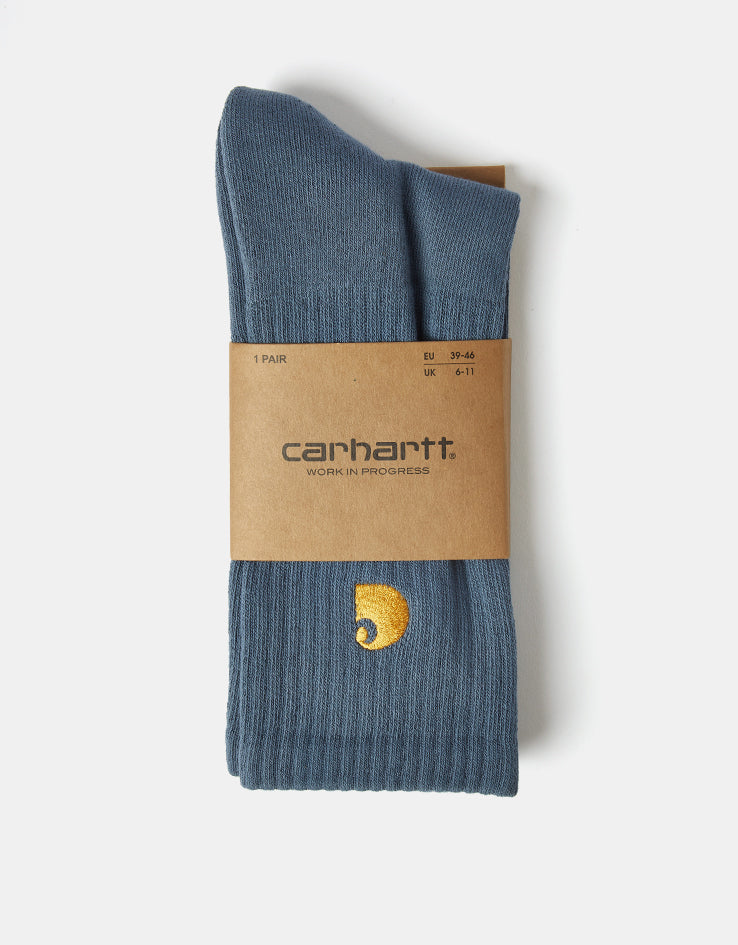 Carhartt WIP Chase Socks - Angelite/Gold