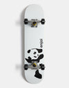 Enjoi Whitey Panda Complete Skateboard - White/Black-Black Wheels