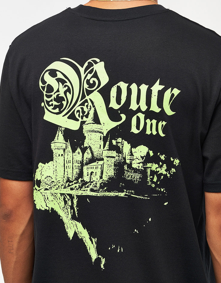 Route One Fortress Organic T-Shirt - Black