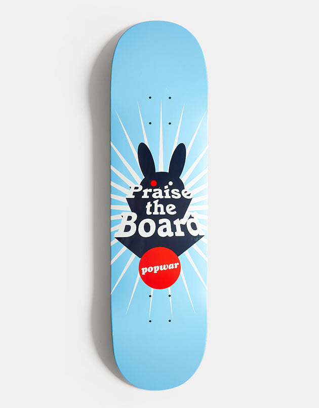 Popwar Praise the Boards Skateboard Deck - 8.25"