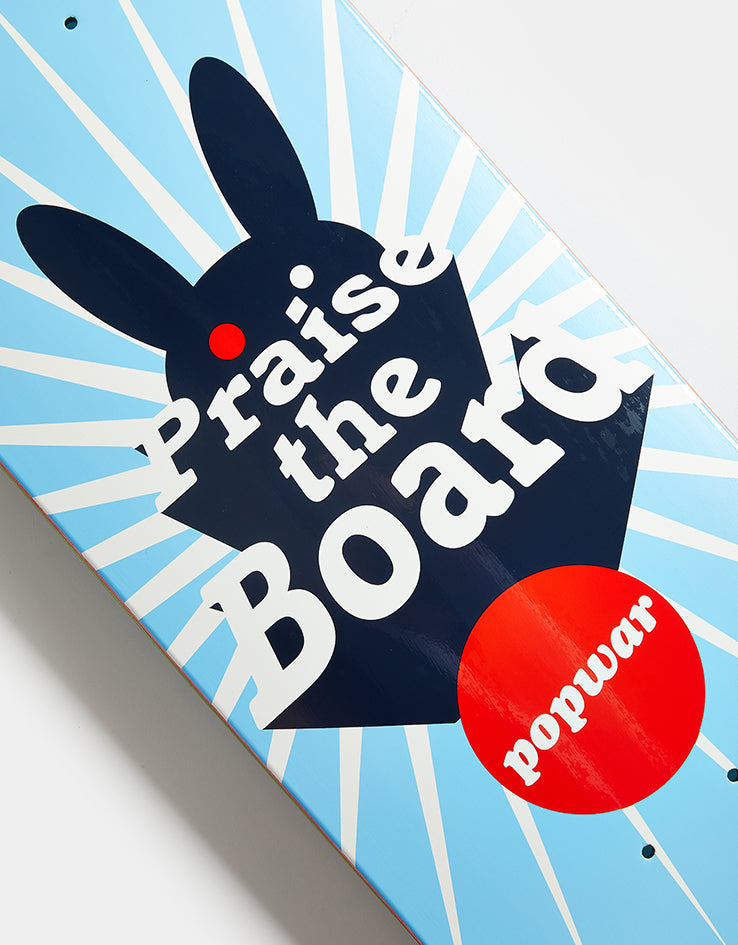 Popwar Praise the Boards Skateboard Deck - 8.25"