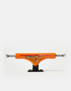 Slappy x Toy Machine ST1 Hollow Skateboard Trucks - Orange/Black (Pair)