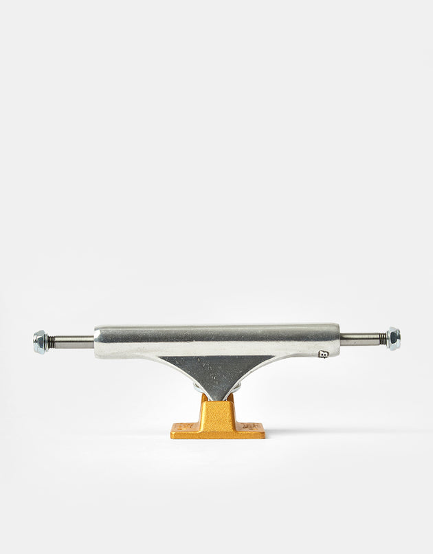 Slappy ST1 Inverted Hollow Lights Skateboard Trucks - Polished/Gold (Pair)