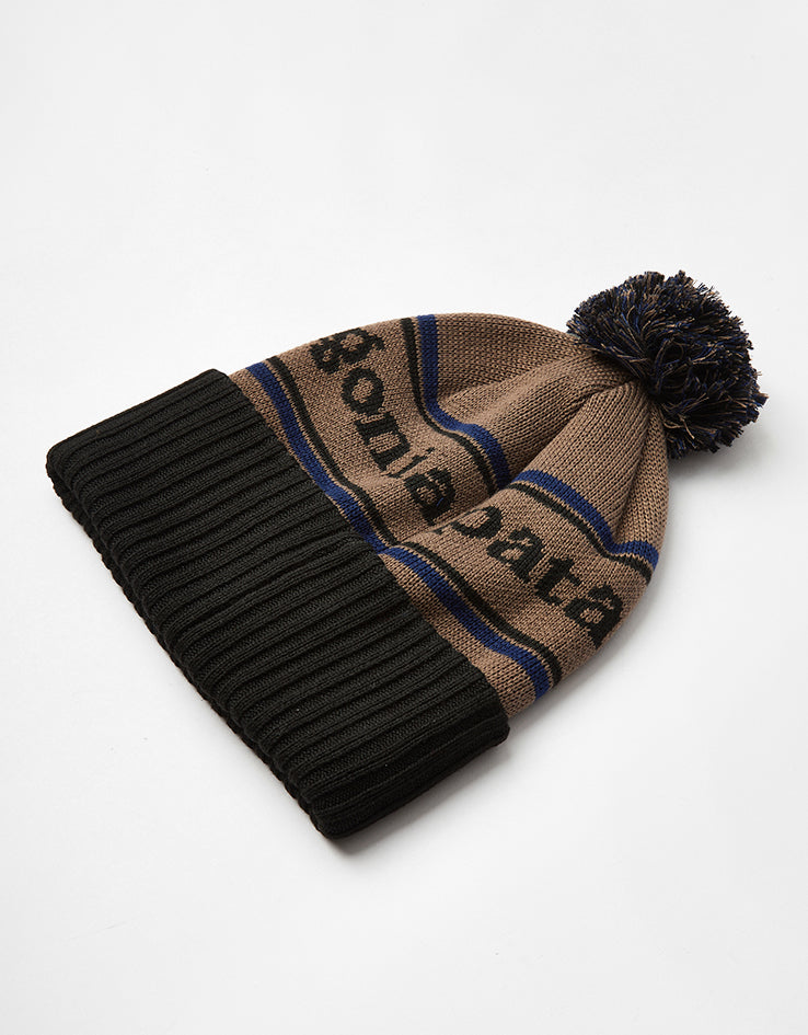 Patagonia Powder Town Beanie - Park Stripe/Marlow Brown
