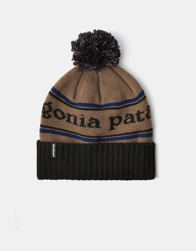 Patagonia Powder Town Beanie - Park Stripe/Marlow Brown
