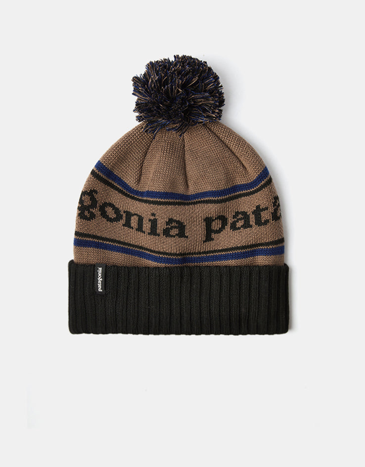 Patagonia Powder Town Beanie - Park Stripe/Marlow Brown