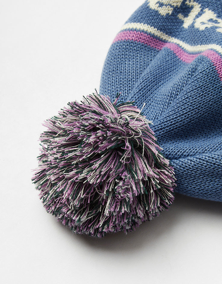 Patagonia Powder Town Beanie - Park Stripe/Barnacle Blue
