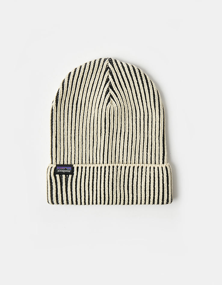 Patagonia Fishermans Rolled Beanie - Contrast Stripe/Black