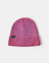 Patagonia Fishermans Rolled Beanie - Contrast Stripe/Brisk Purple