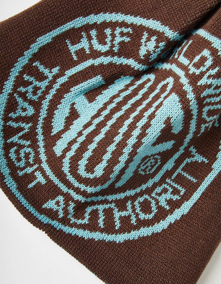 HUF Token Reversible Skull Beanie - Bison