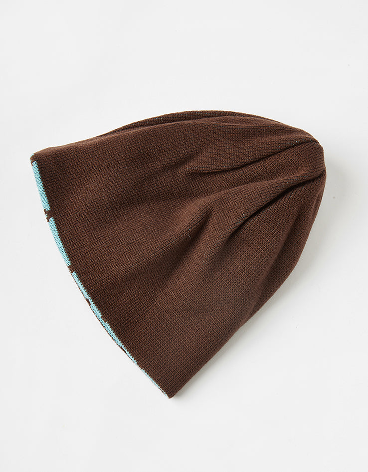 HUF Token Reversible Skull Beanie - Bison