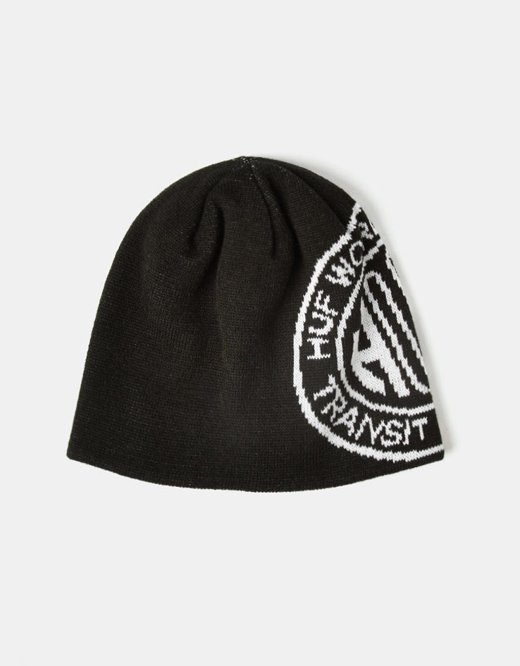 HUF Token Reversible Skull Beanie - Black