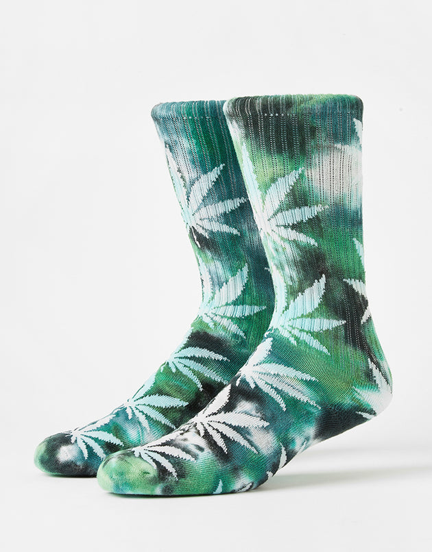 HUF Huf Plantlife Tiedye Crew Socks - Green