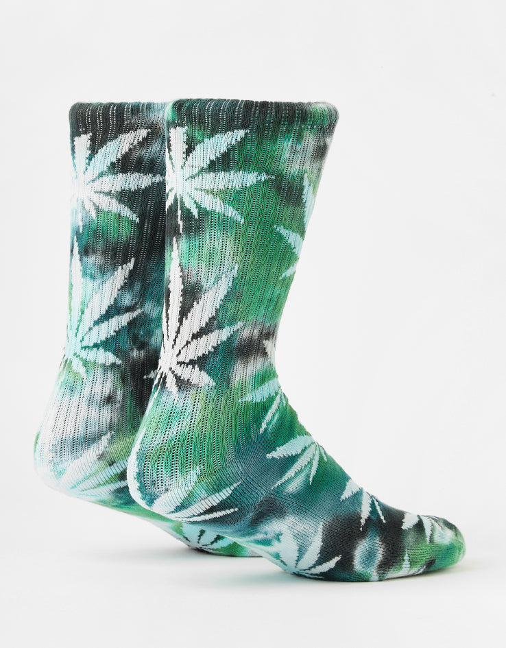 HUF Huf Plantlife Tiedye Crew Socks - Green