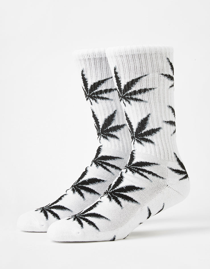 HUF Plantlife Shadow Crew Socks - White