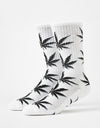 HUF Plantlife Shadow Crew Socks - White