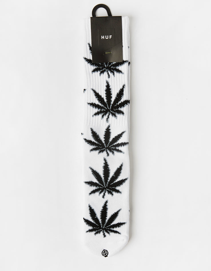 HUF Plantlife Shadow Crew Socks - White