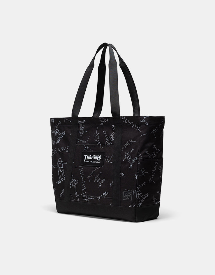 Herschel x Thrasher x Gonz Heritage™ Tote Bag - Black
