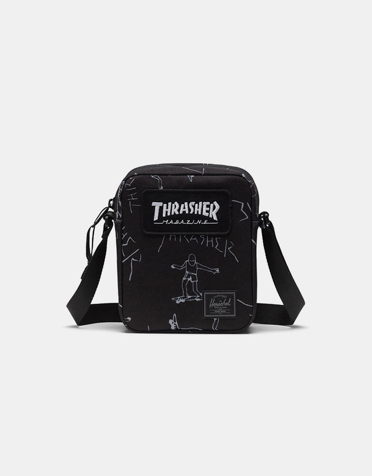 Herschel x Thrasher x Gonz Heritage™ Crossbody Bag - Black