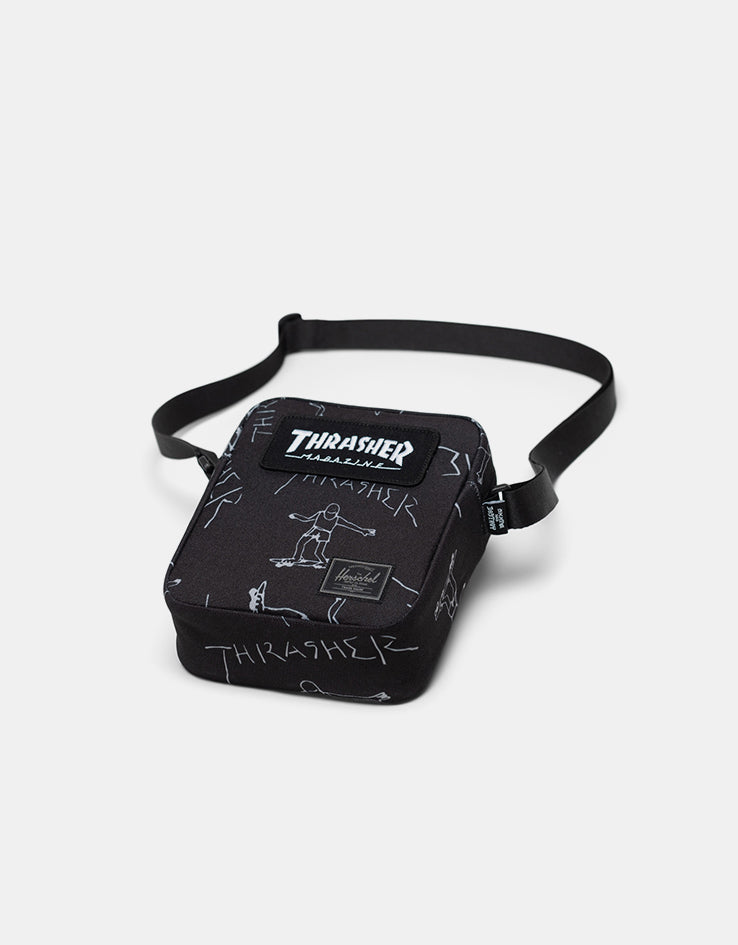 Herschel x Thrasher x Gonz Heritage™ Crossbody Bag - Black