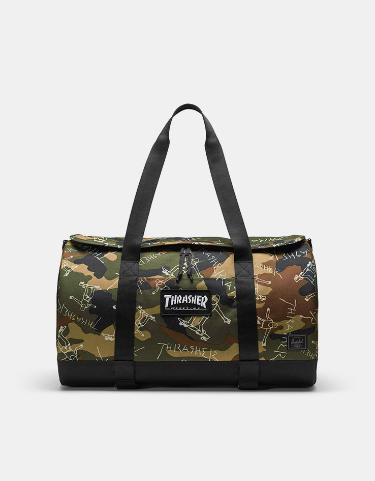 Herschel x Thrasher x Gonz Heritage™ Skate Duffle Bag - Woodland Camo