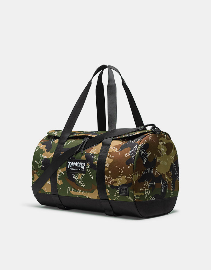 Herschel x Thrasher x Gonz Heritage™ Skate Duffle Bag - Woodland Camo