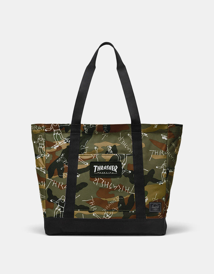 Herschel x Thrasher x Gonz Heritage™ Tote Bag - Woodland Camo