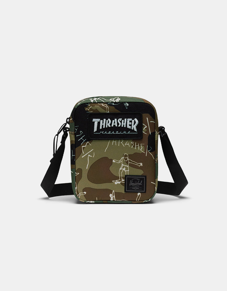 Herschel x Thrasher x Gonz Heritage™ Crossbody Bag - Woodland Camo