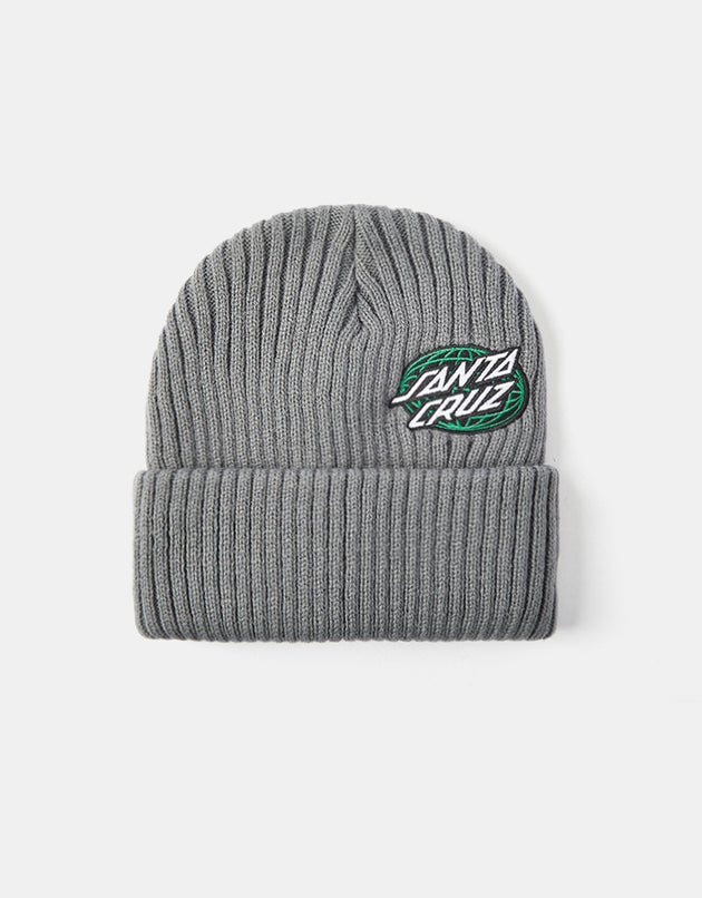 Santa Cruz Global Oval Dot Beanie - Storm Grey