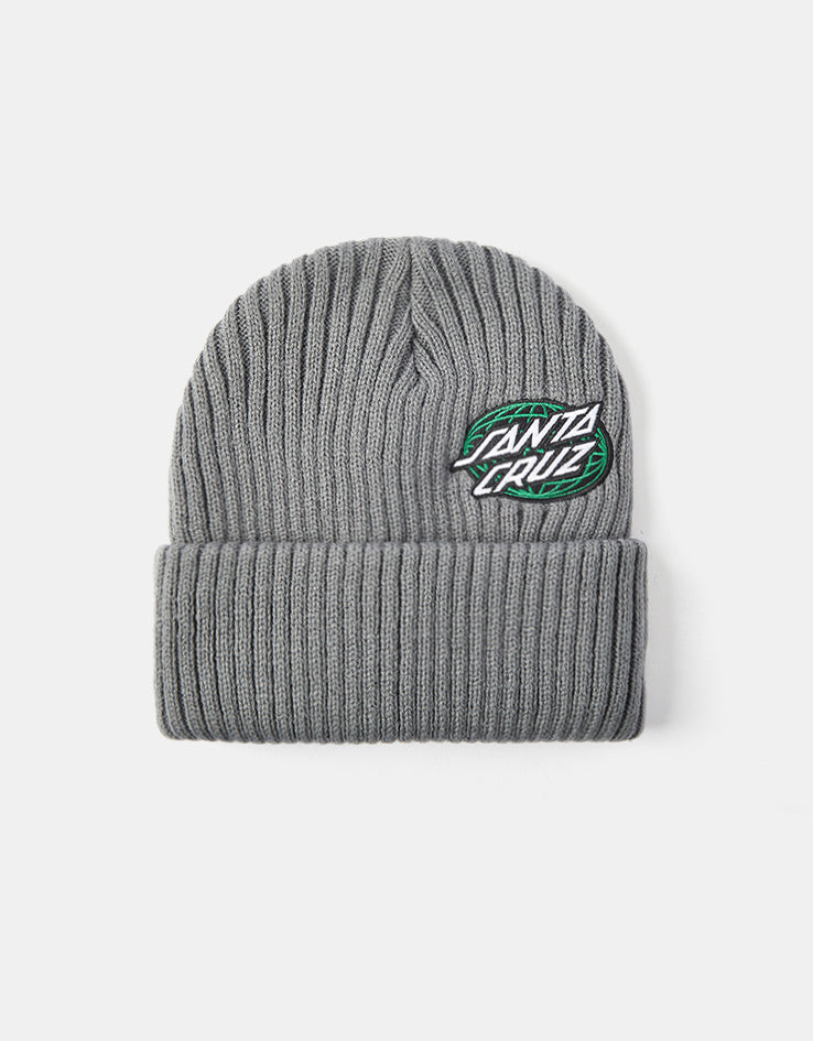 Santa Cruz Global Oval Dot Beanie - Storm Grey