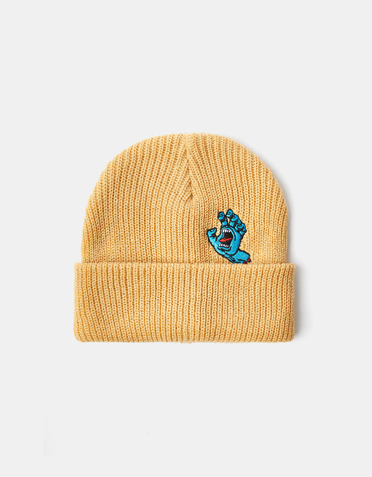 Santa Cruz Screaming Mini Hand Beanie - Wheat